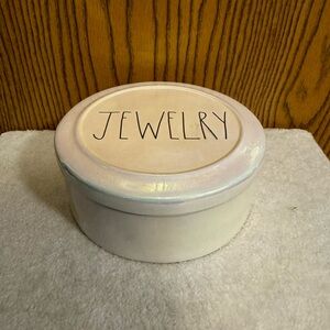 Rae Dunn Iridescent Ceramic JeweIry Tray